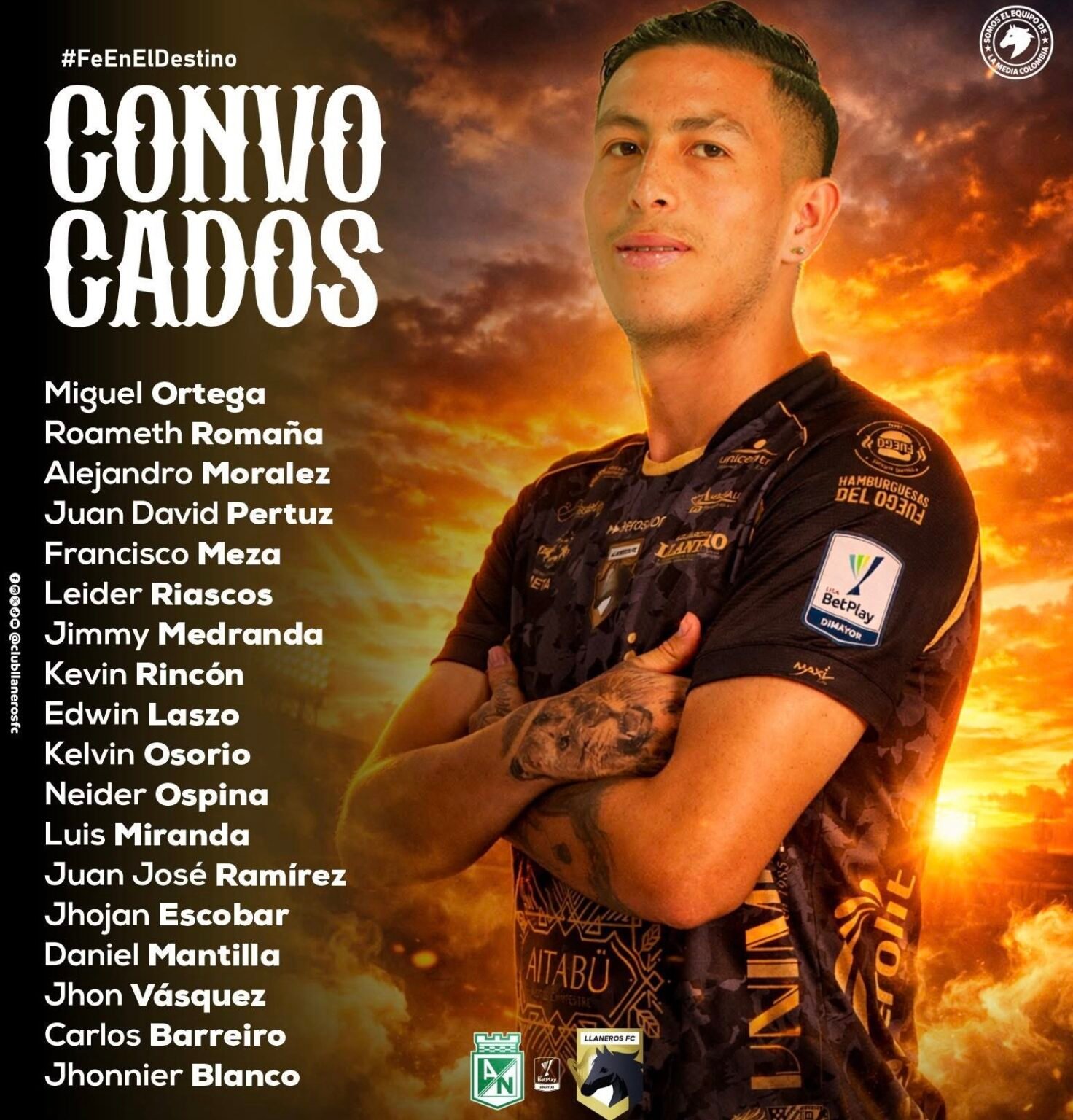 Hoy A. Nacional vs Llaneros FC Ante el Actual Líder Convocados ...